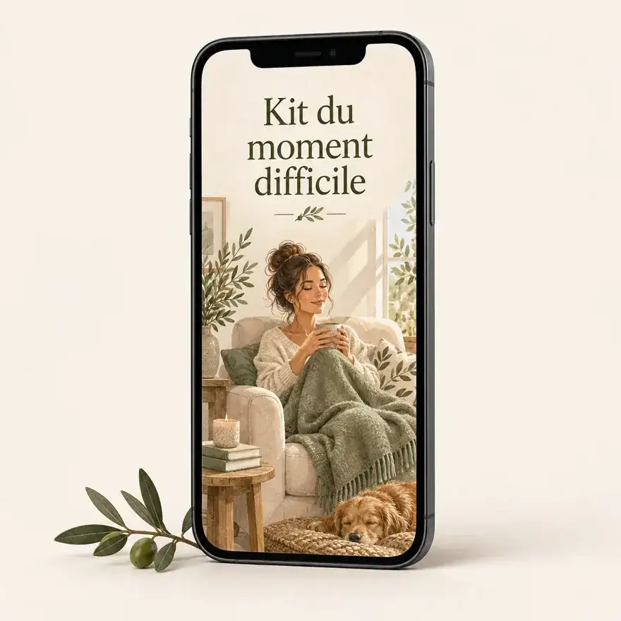 Mockup mobile — Kit du moment difficile